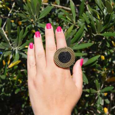 Ring Black/Gold