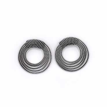 Route Earrings Silver